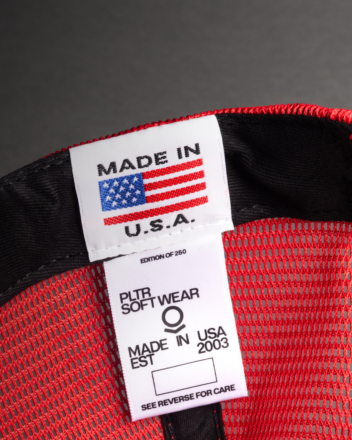 PLTR TRUCKER — RED