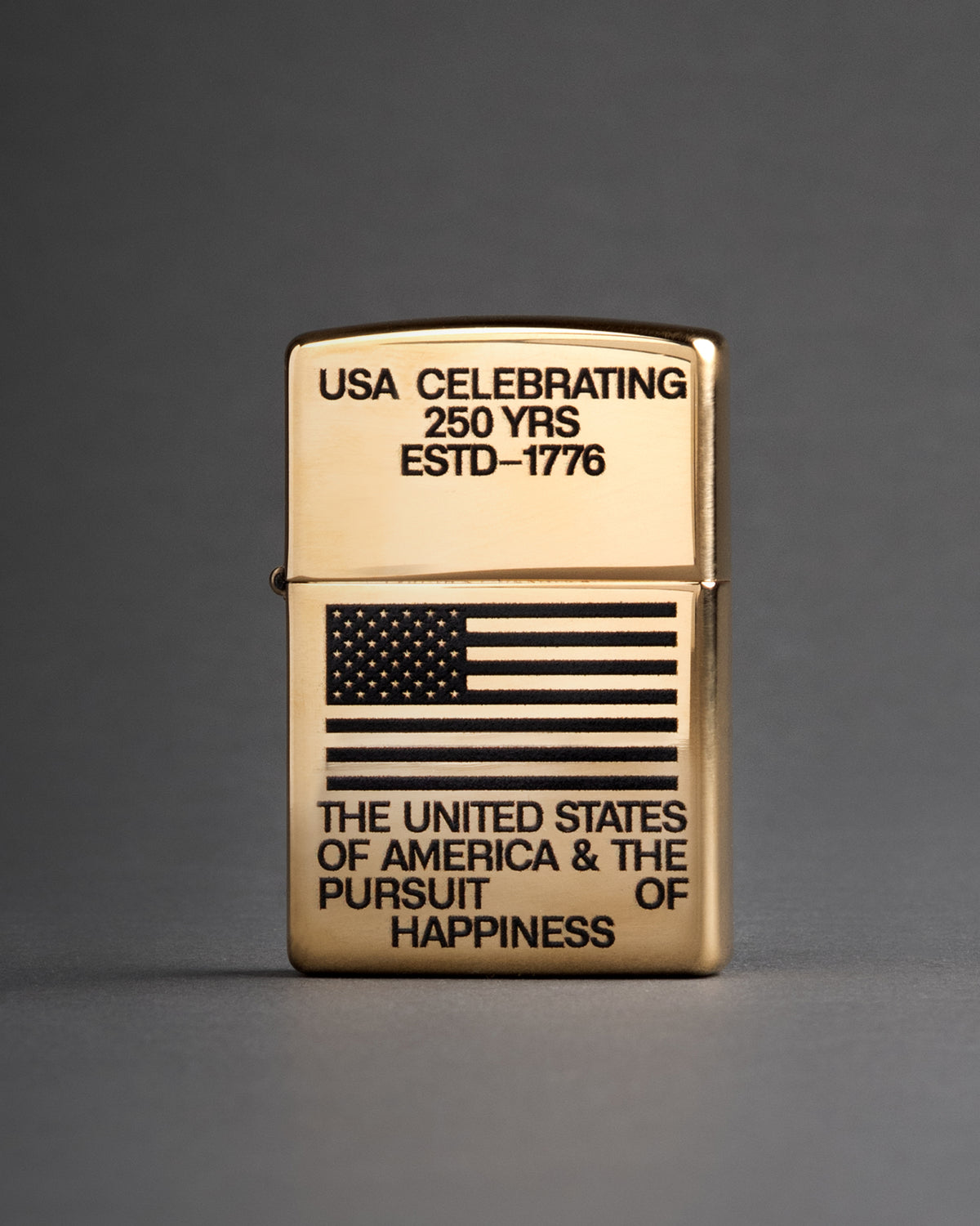 PALANTIR USA 250 BRASS ZIPPO