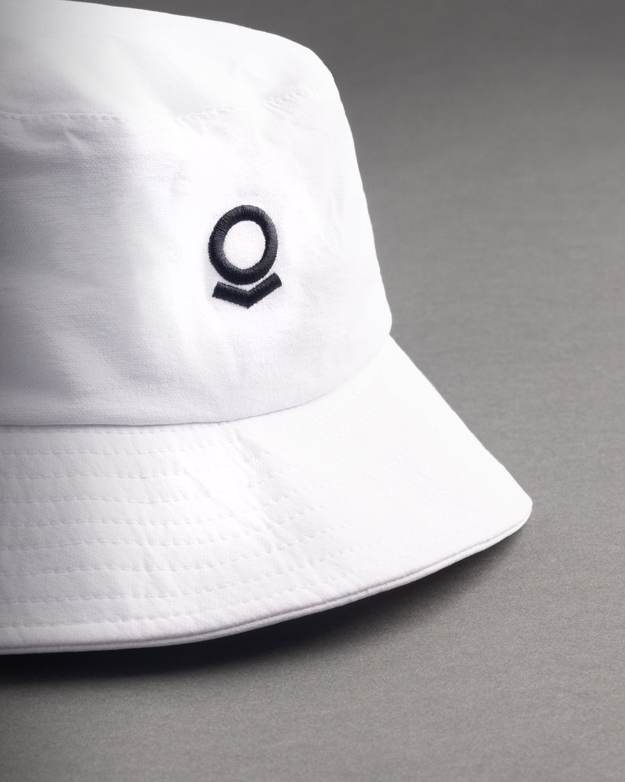 Performance Bucket Hat White