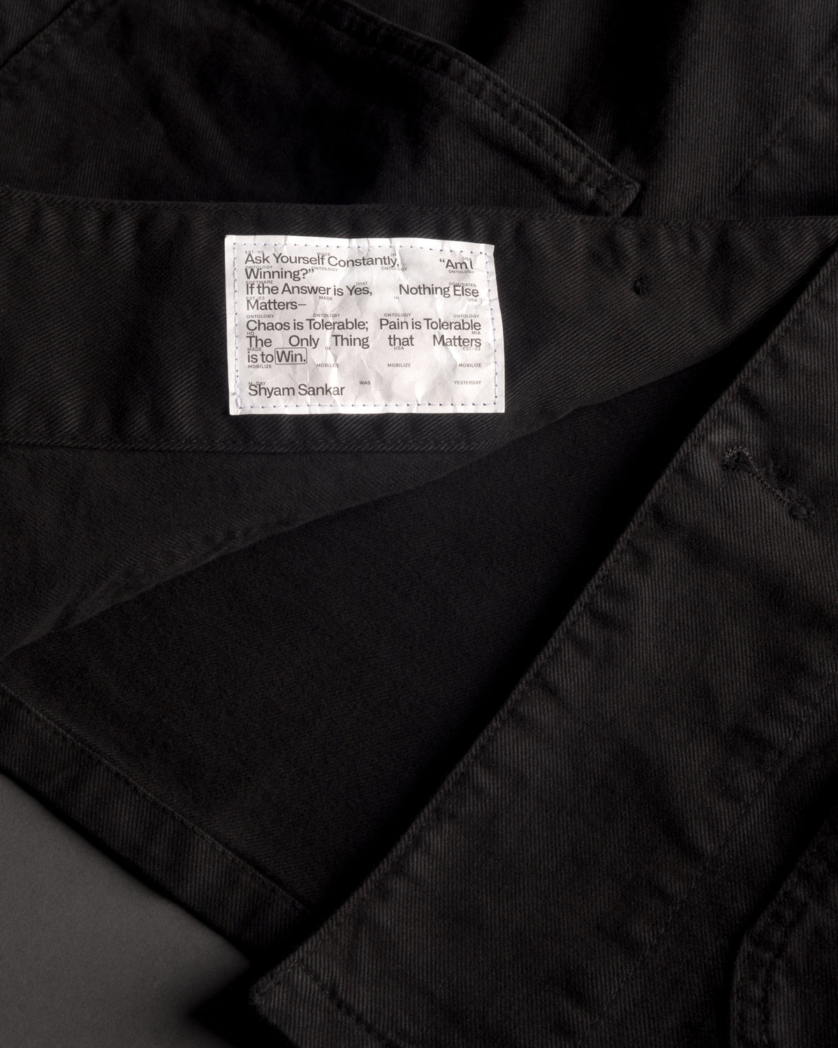 Lightweight Chore Coat Black