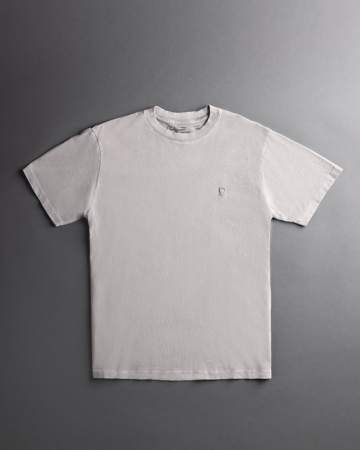 GREY OVERDYE TONAL CHEVRON T-SHIRT