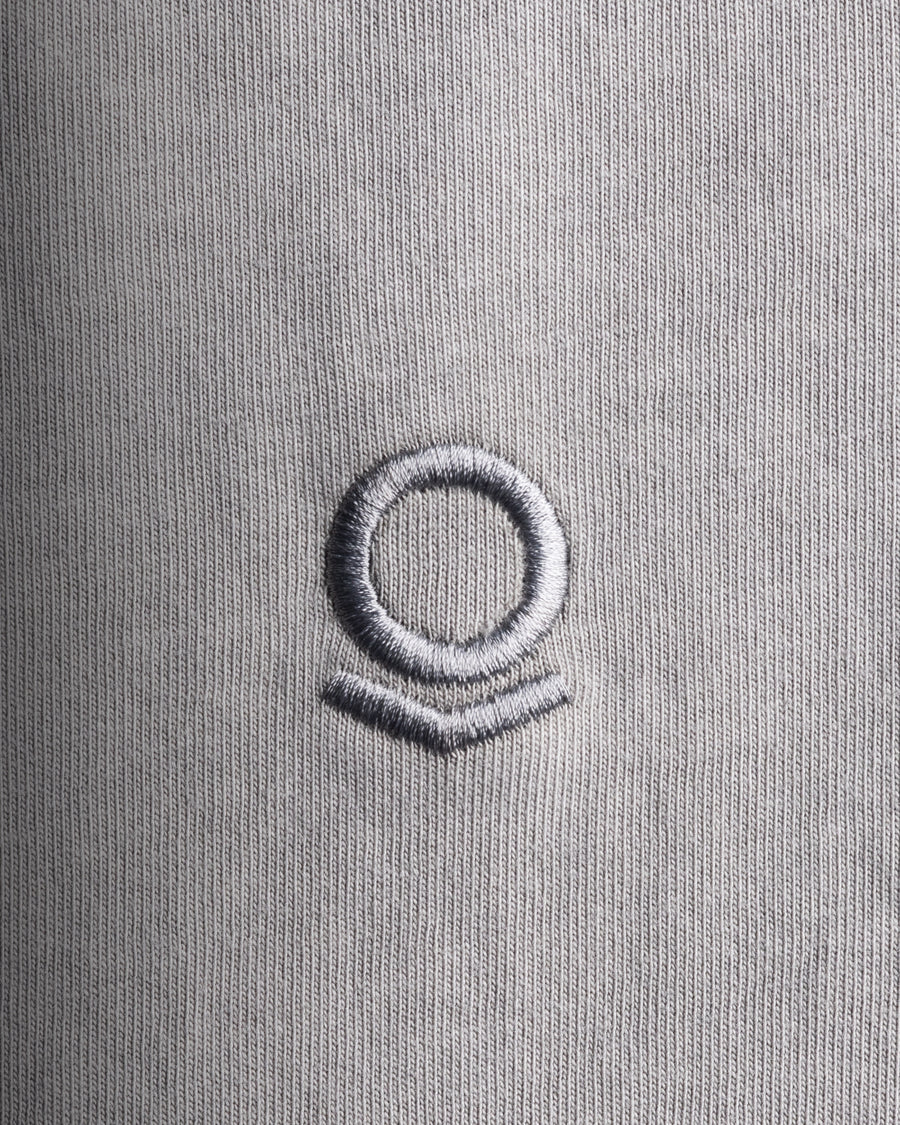 GREY OVERDYE TONAL CHEVRON T-SHIRT