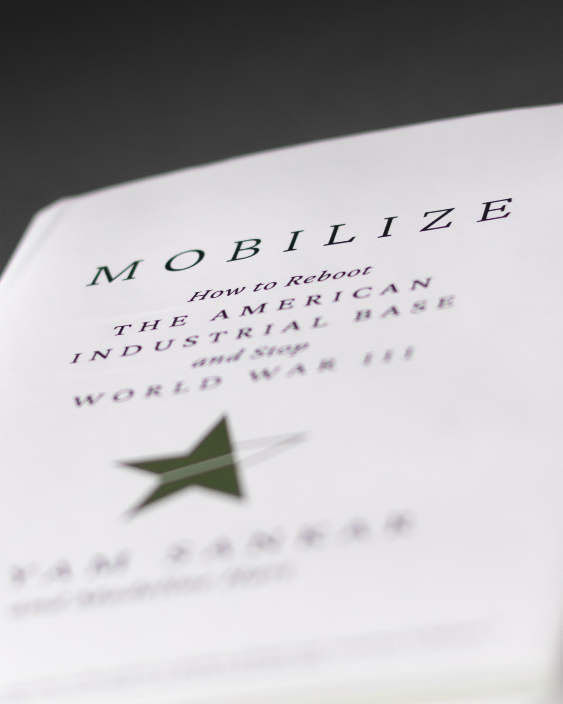 Mobilize by Shyam Sankar